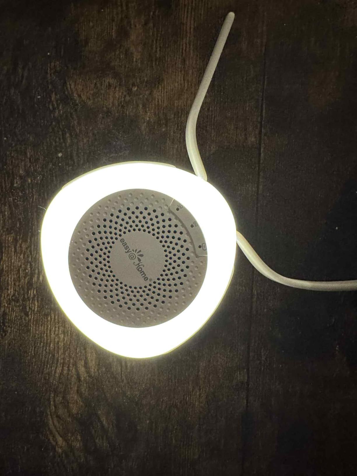 Easy@Home Machine à bruit blanc portable avec 30 sons relaxants, minuterie automatique et lumière de nuit | Idéal pour les bébés et les adultes, générateur de bruit blanc pour dormir et se détendre