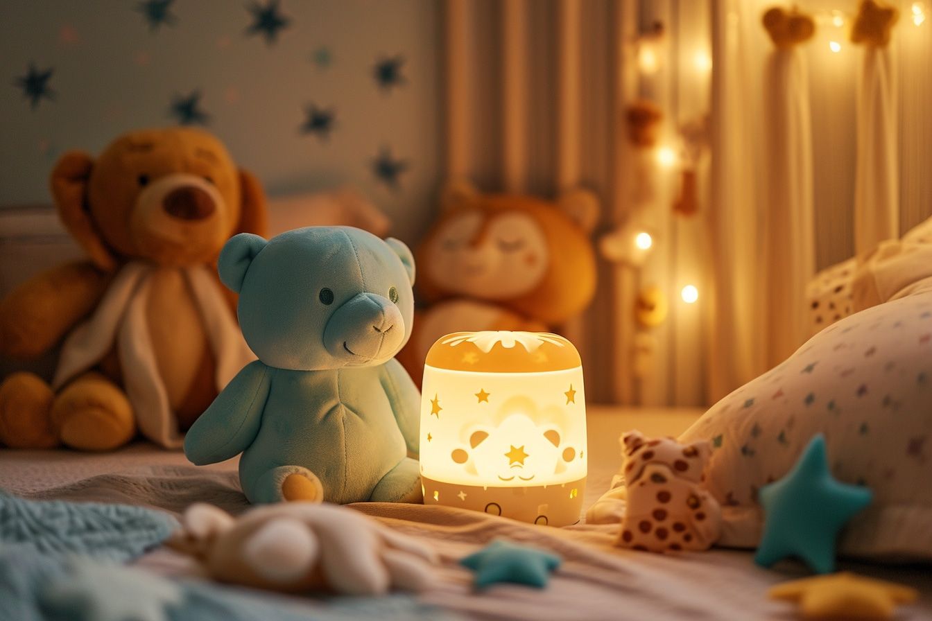 Veilleuse bébé animaux de la jungle : l'accessoire rêvé pour une nuit paisible