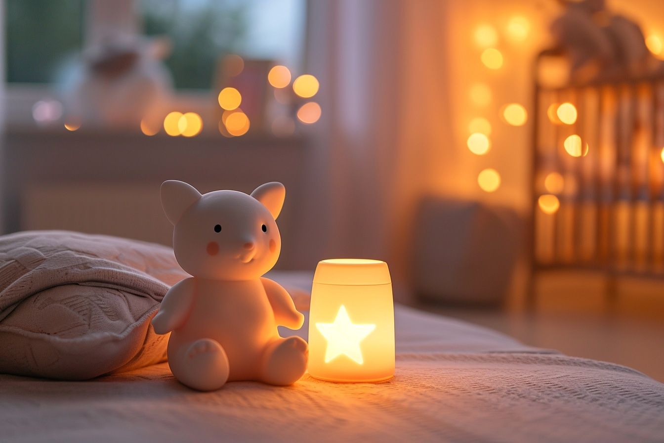 Veilleuse Moulin Roty pour bébé : douceur et rêves étoilés au coucher