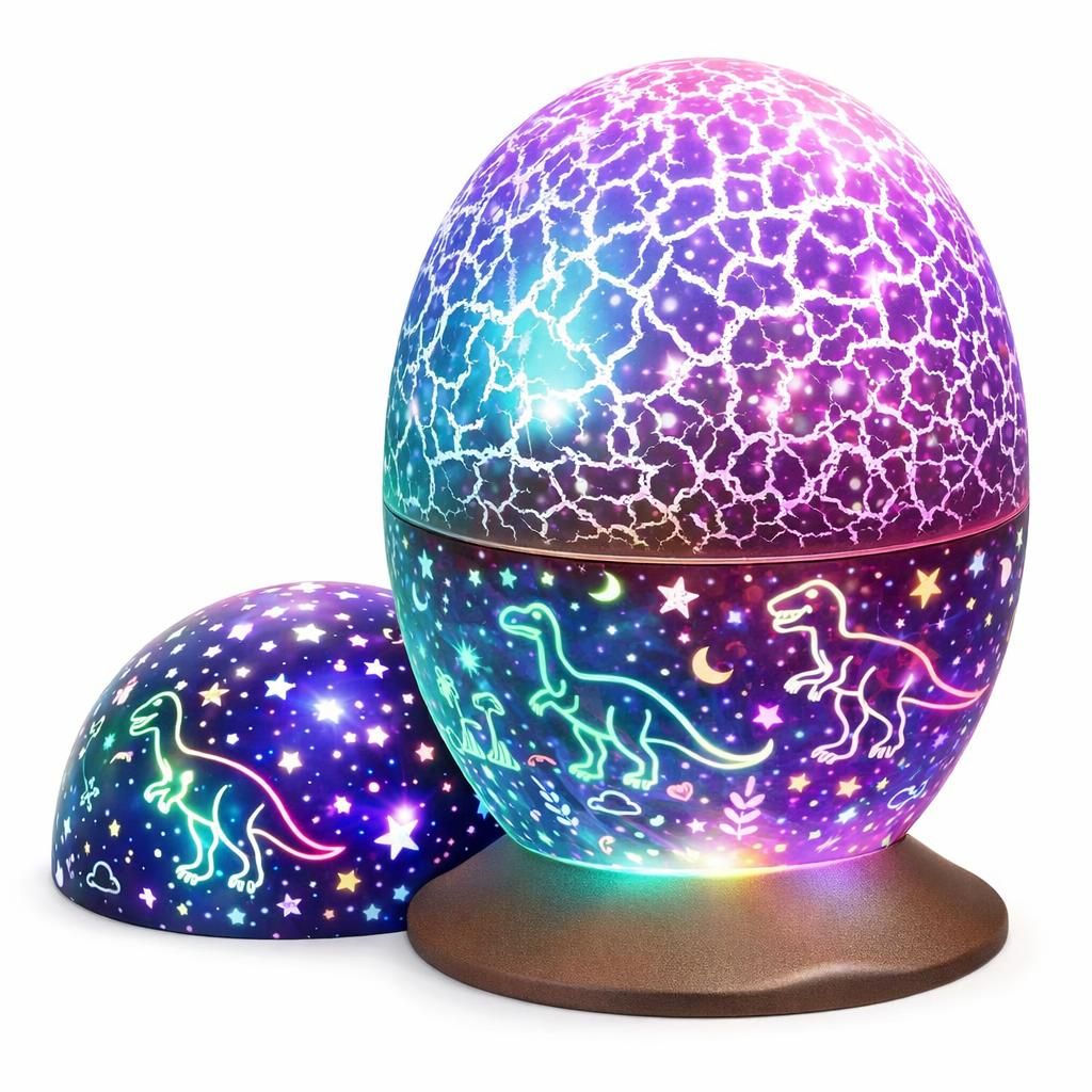 Veilleuse Dinosaure Etoile Projection, Dinausaure Cadeau Dinausore Lampe Dinosaure Jouet Enfant 3-10 Ans Garcon Cadeau Noel