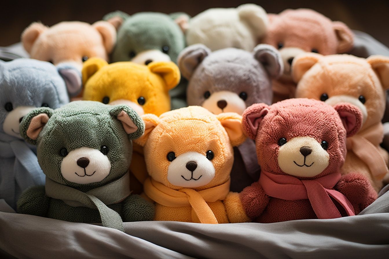 De nouveaux jouets pour bébé à câliner