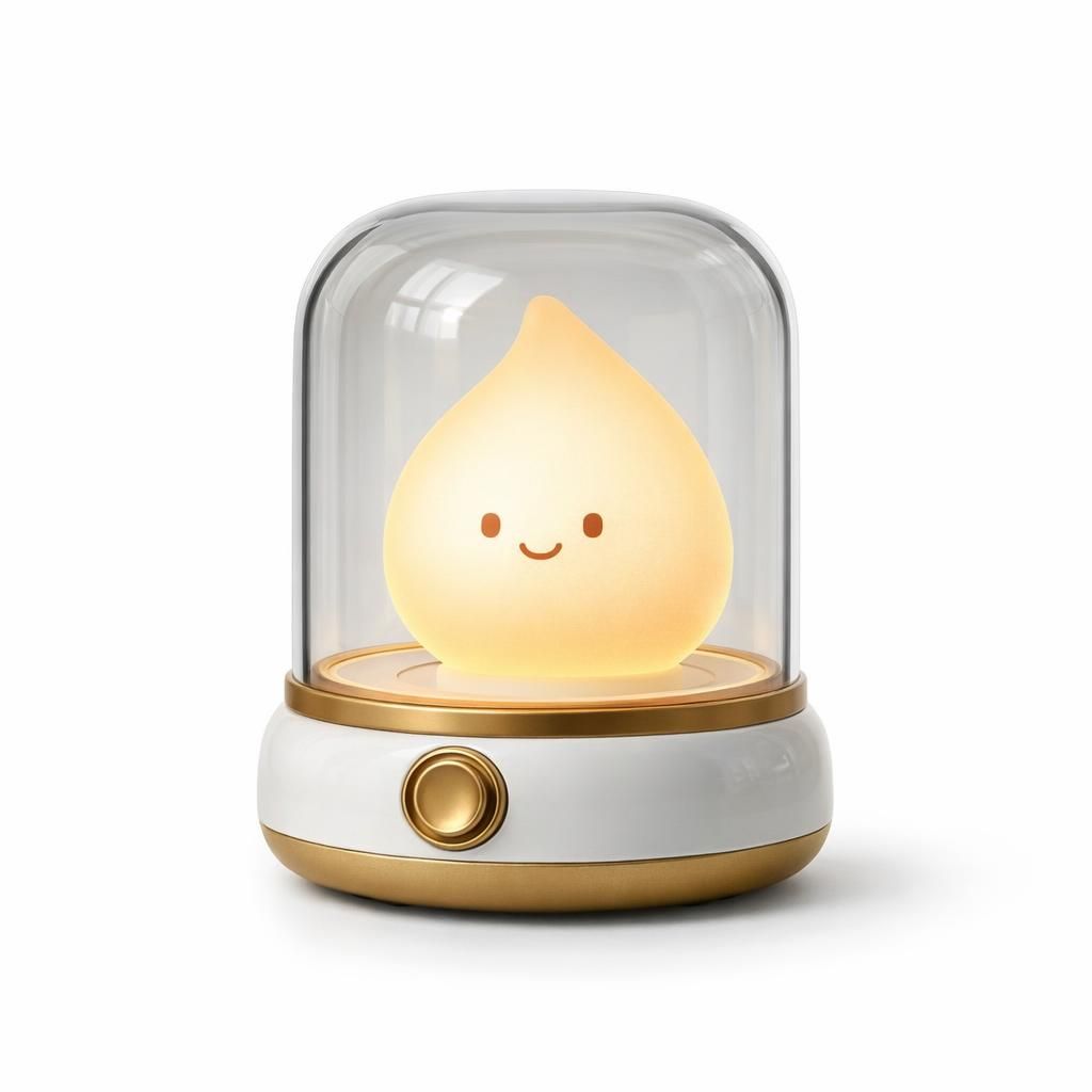 IHALO Jolie Veilleuse pour Enfants avec Bruit de Voiture Blanc, 5 Sons Relaxants, 2 Modes, Minuterie, Luminosité Réglable pour Chambre de Bébé, Camping