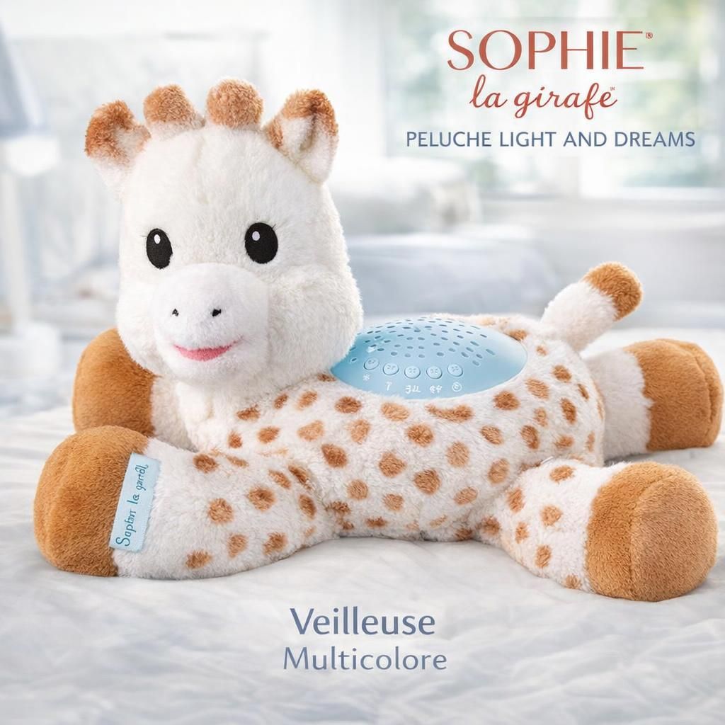 Sophie la Girafe - Peluche Light And Dreams Veilleuse, Multicolore
