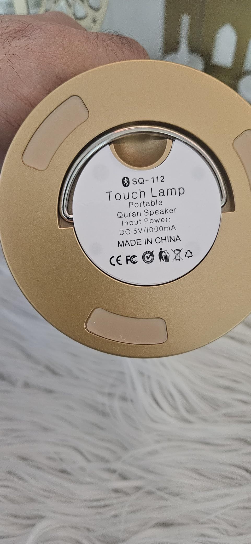 Lampe Koran - Lecteur radio coran - Haut-parleur portable 8 GMP3 - Lampe tactile LED - Télécommande Bluetooth - 16 langues