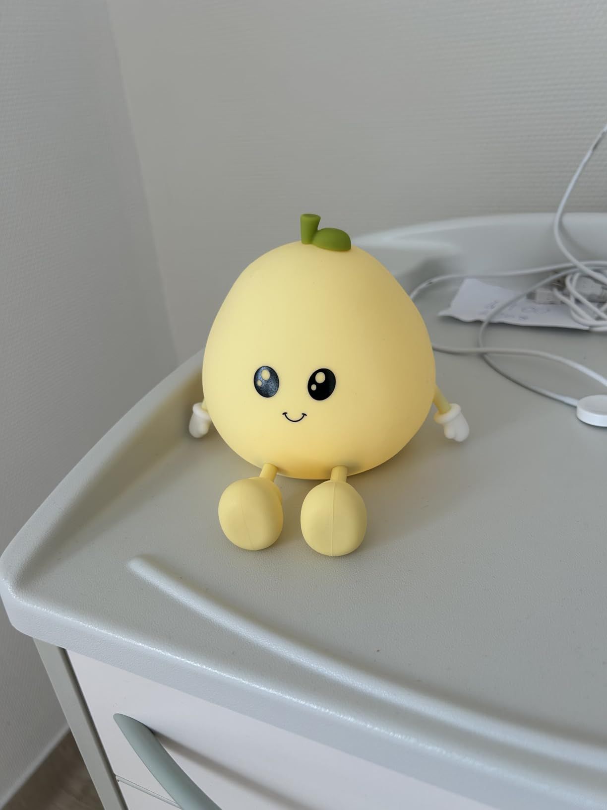 Veilleuse Enfant Rechargeable Veilleuse Bébé Lampe, 3 Intensités Réglables LED Filles, Silicone Lampe de Chevet Tactile pour Enfants Adulte Chambre Décoration Nouveau-né,Cadeau