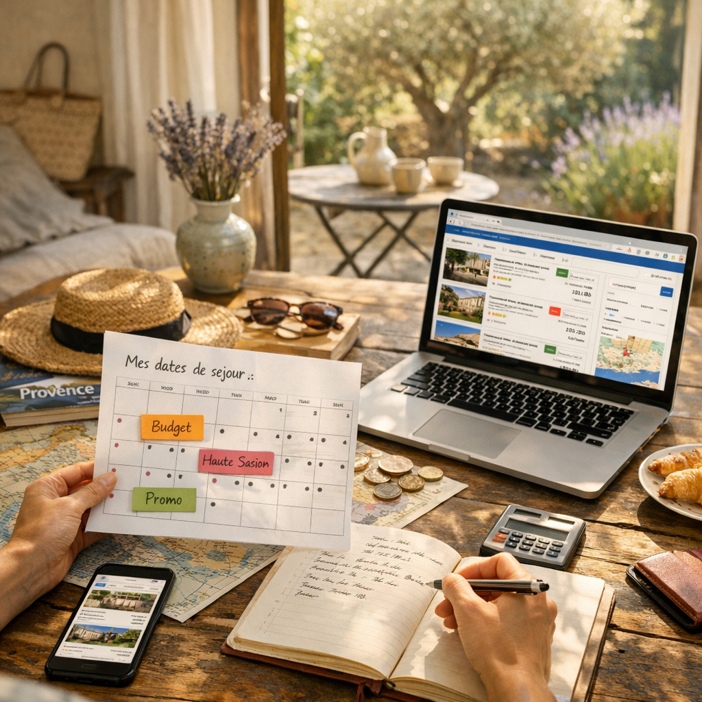 Mes dates de séjour : budget, saison et plateformes à croiser sans se perdre