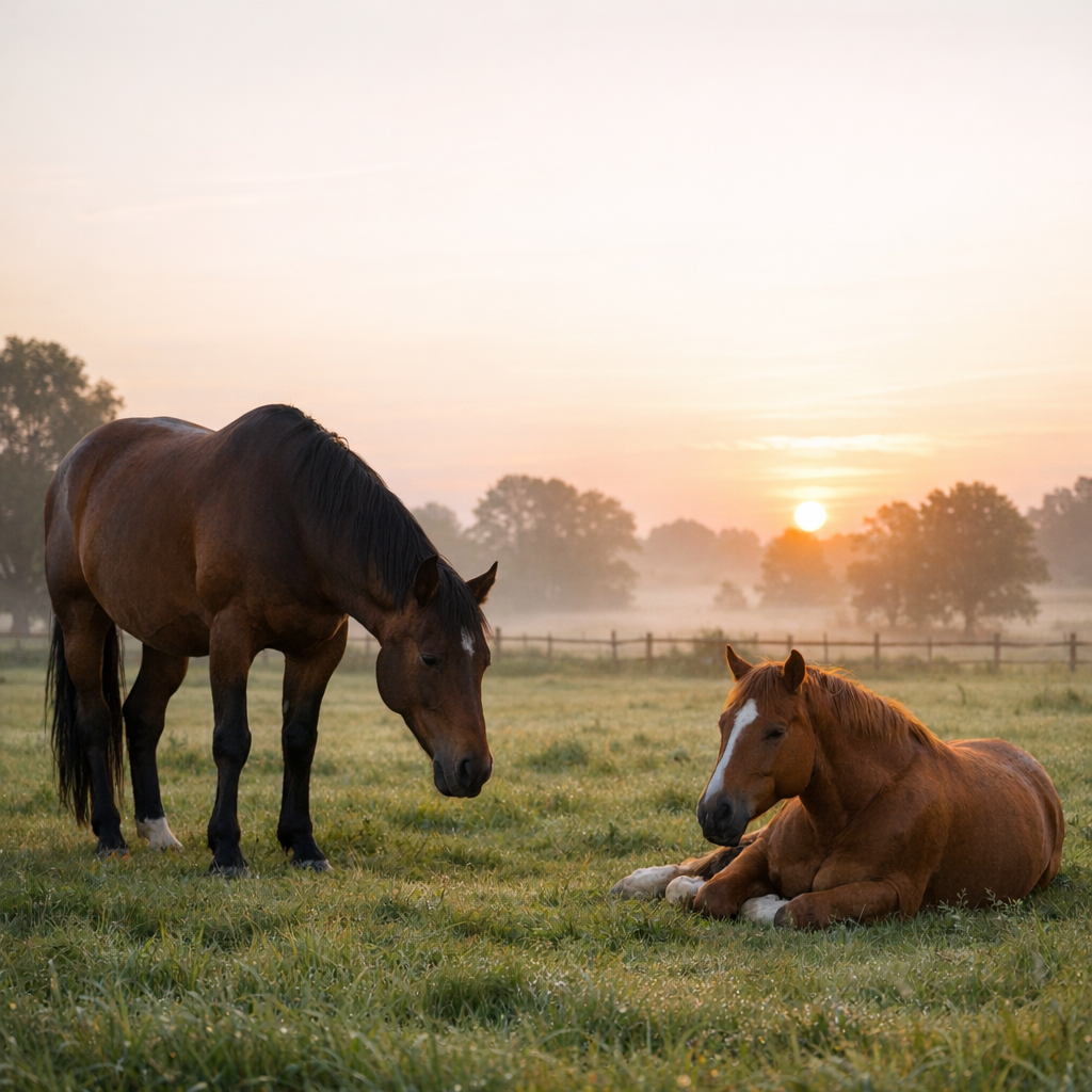 Comment dorment les chevaux sans tomber ni s’épuiser ?