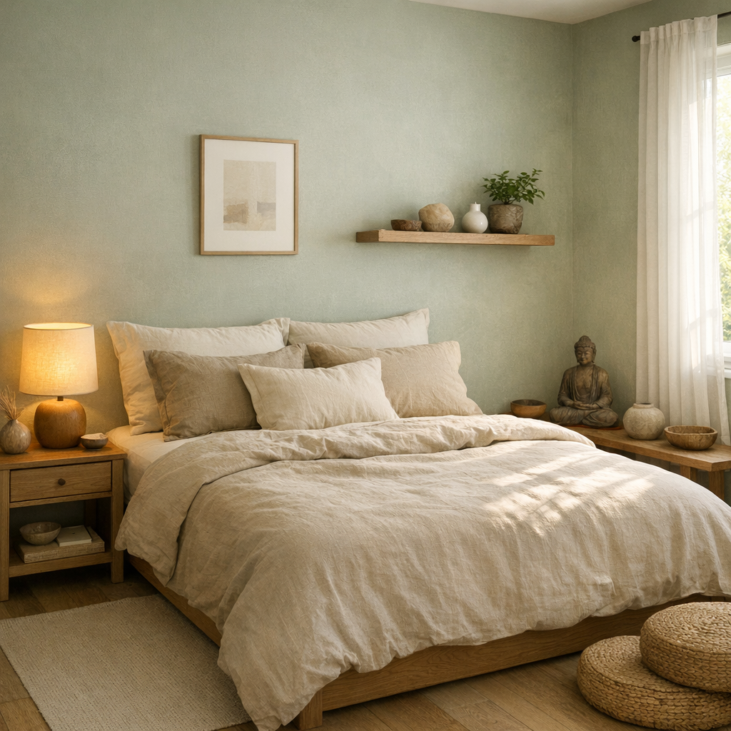L’idée couleur pour une Chambre adulte zen : 7 palettes douces