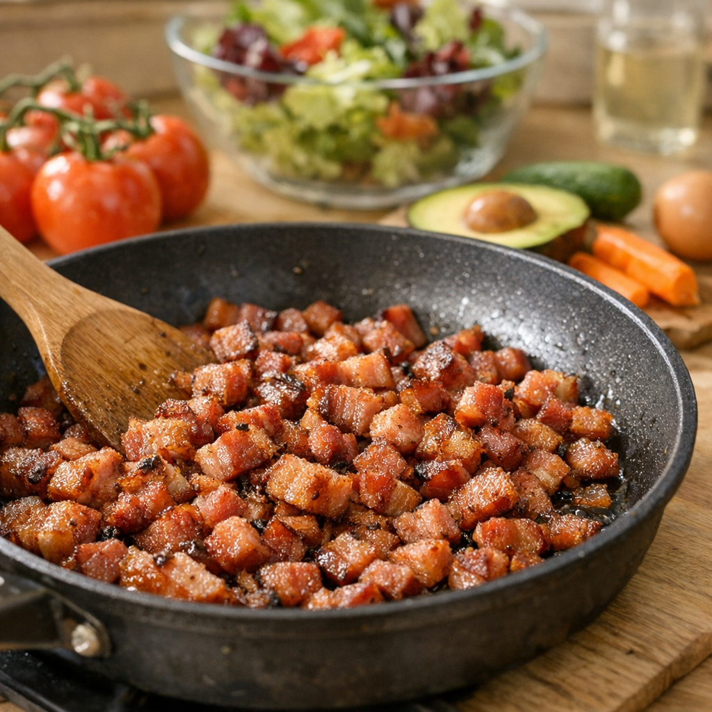 Manger des lardons enceinte : 7 règles pour cuisiner sans risque