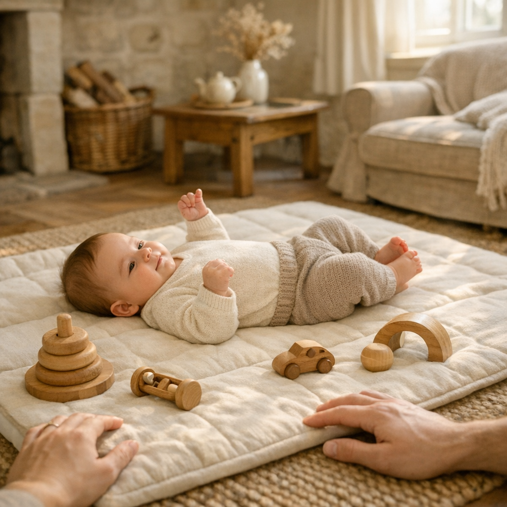 La Motricité libre aide bébé à bouger à son rythme