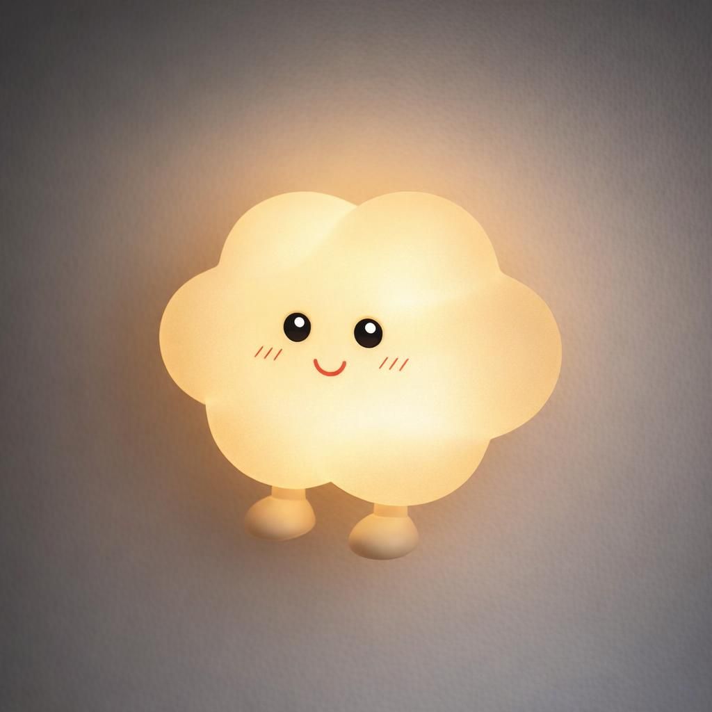ZKLiLi Nuage Lumière de nuit, Lumière de nuit pour charger via USB, de nuage en cadeau pour l'anniversaire ou Noël avec 3 modes de couleurs pour enfants et bébés.