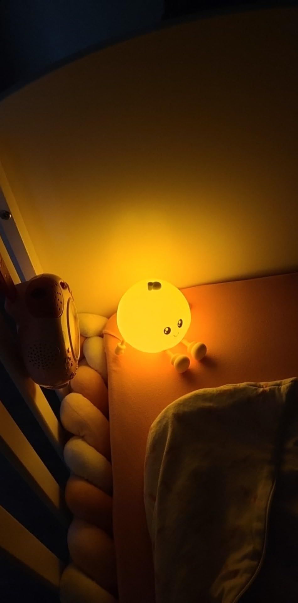 Veilleuse Enfant Rechargeable Veilleuse Bébé Lampe, 3 Intensités Réglables LED Filles, Silicone Lampe de Chevet Tactile pour Enfants Adulte Chambre Décoration Nouveau-né,Cadeau