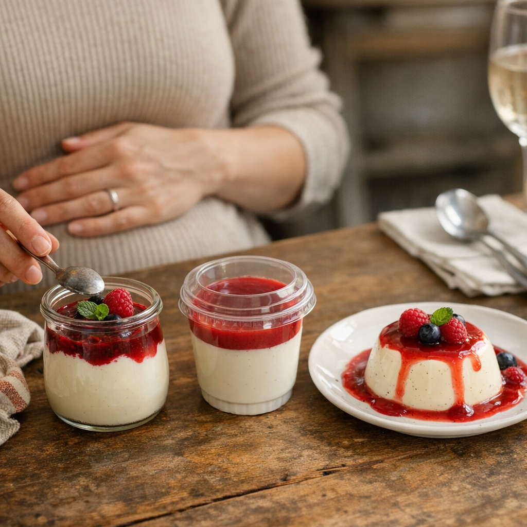 Panna cotta maison, industrielle ou au restaurant&nbsp;: que vérifier&nbsp;?