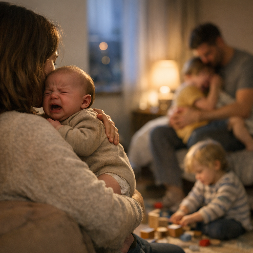 À quel âge commencent et s’arrêtent les pleurs du soir ? scénarios concrets