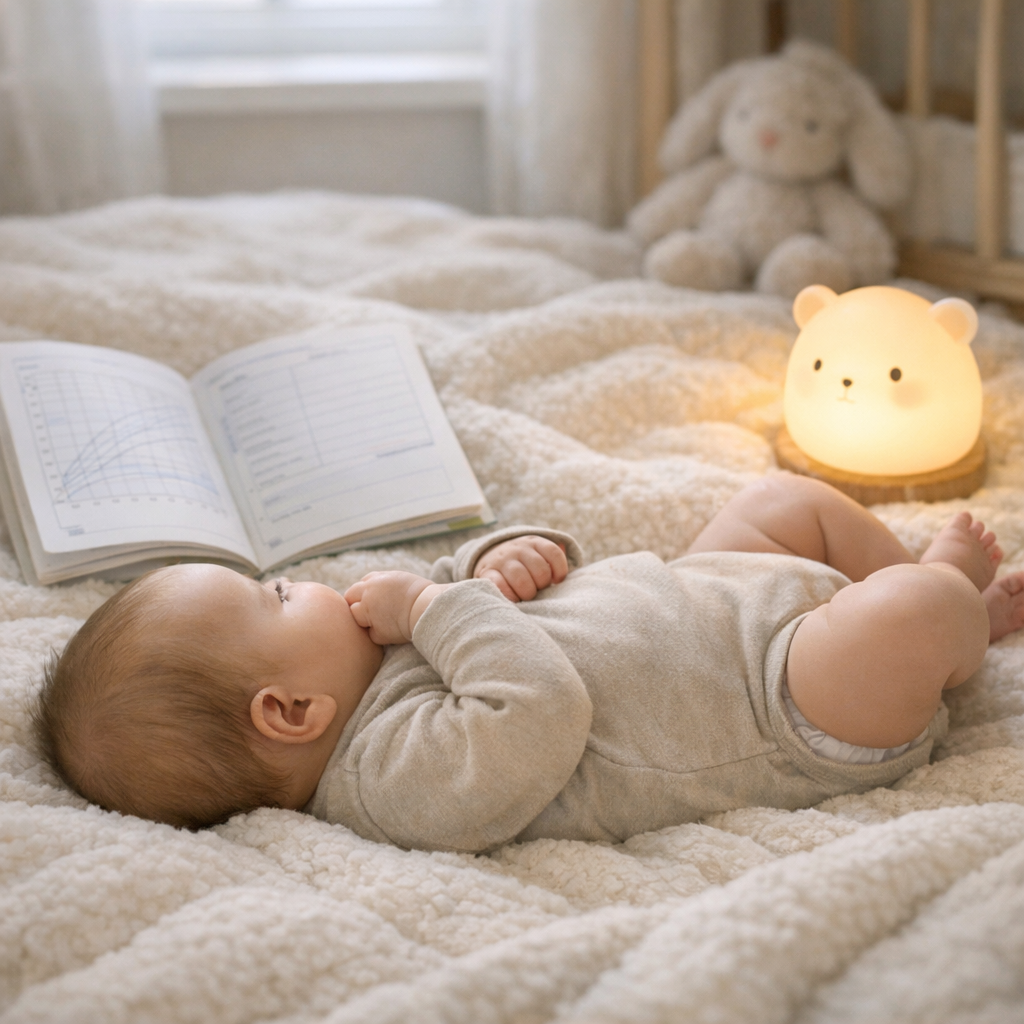 Le Poids d’un bébé de 4 mois se lit avec sa Courbe