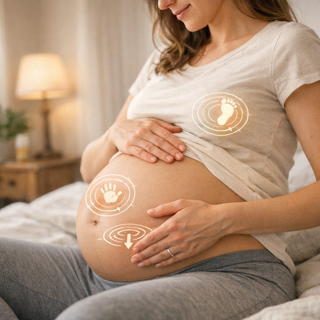 À quel endroit sent-on bébé bouger pendant la grossesse ?