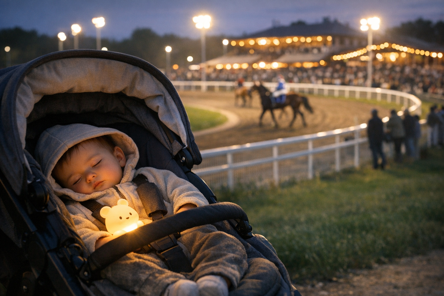 Sortie à l'hippodrome avec bébé : préserver son sommeil