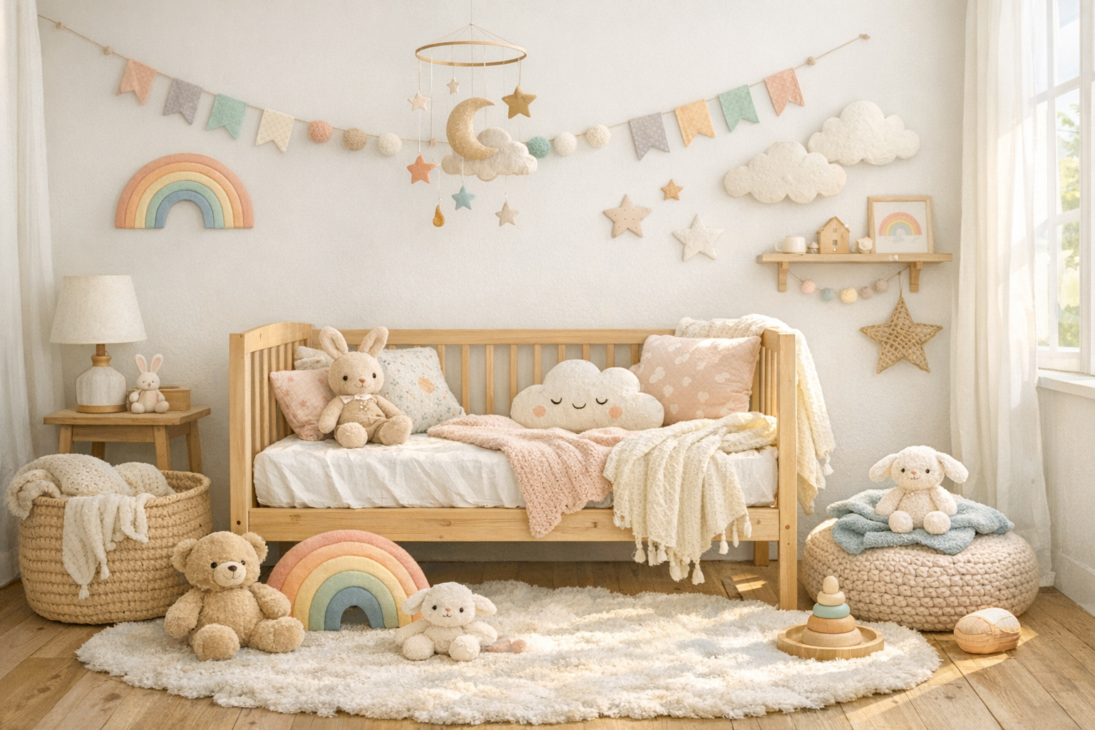 Thématique chambre bébé : 12 idées douces et faciles à adopter