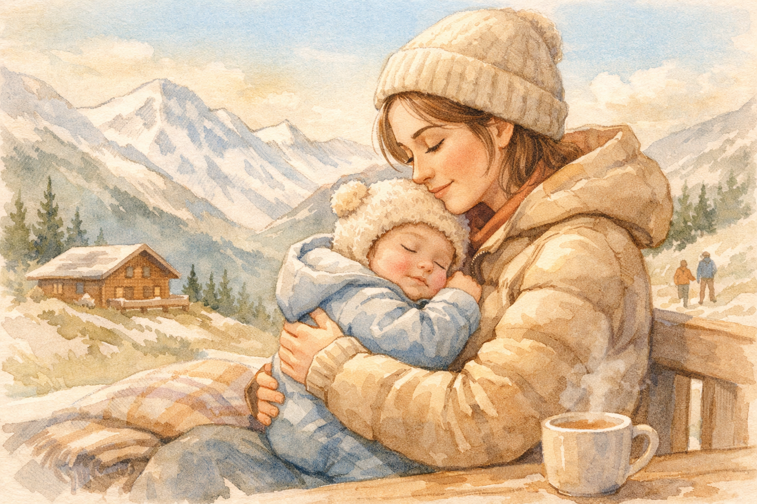 Un bébé peut-il être en vacances en haute altitude ?