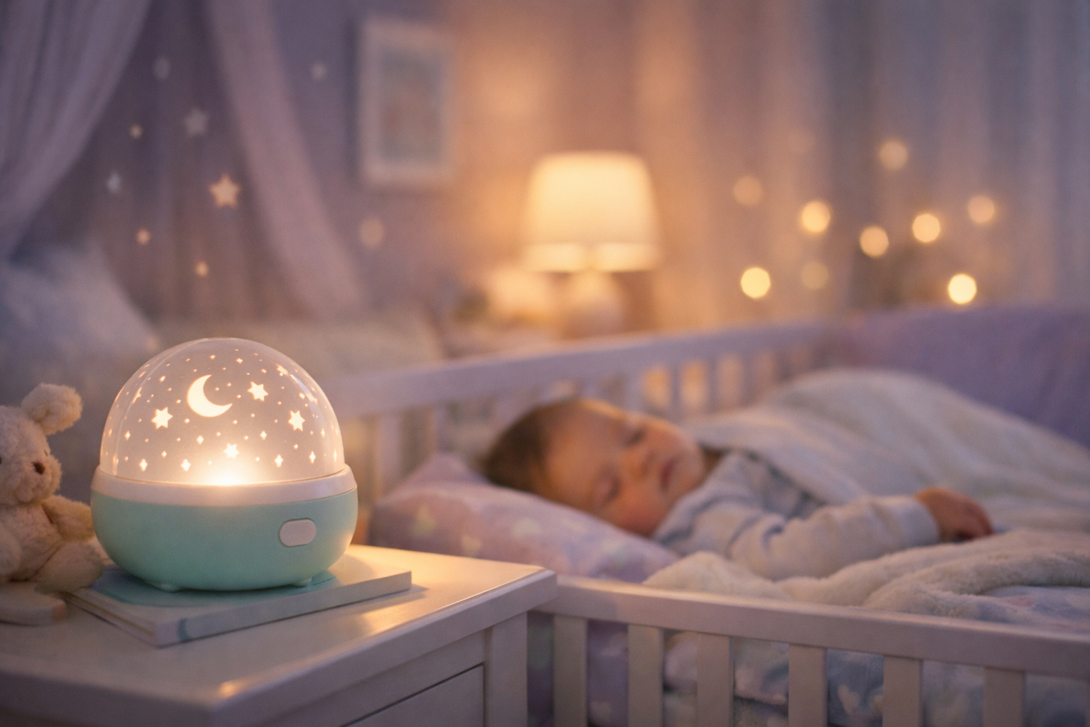 Veilleuse bébé : choisir la meilleure projection étoilée pour le sommeil de votre enfant