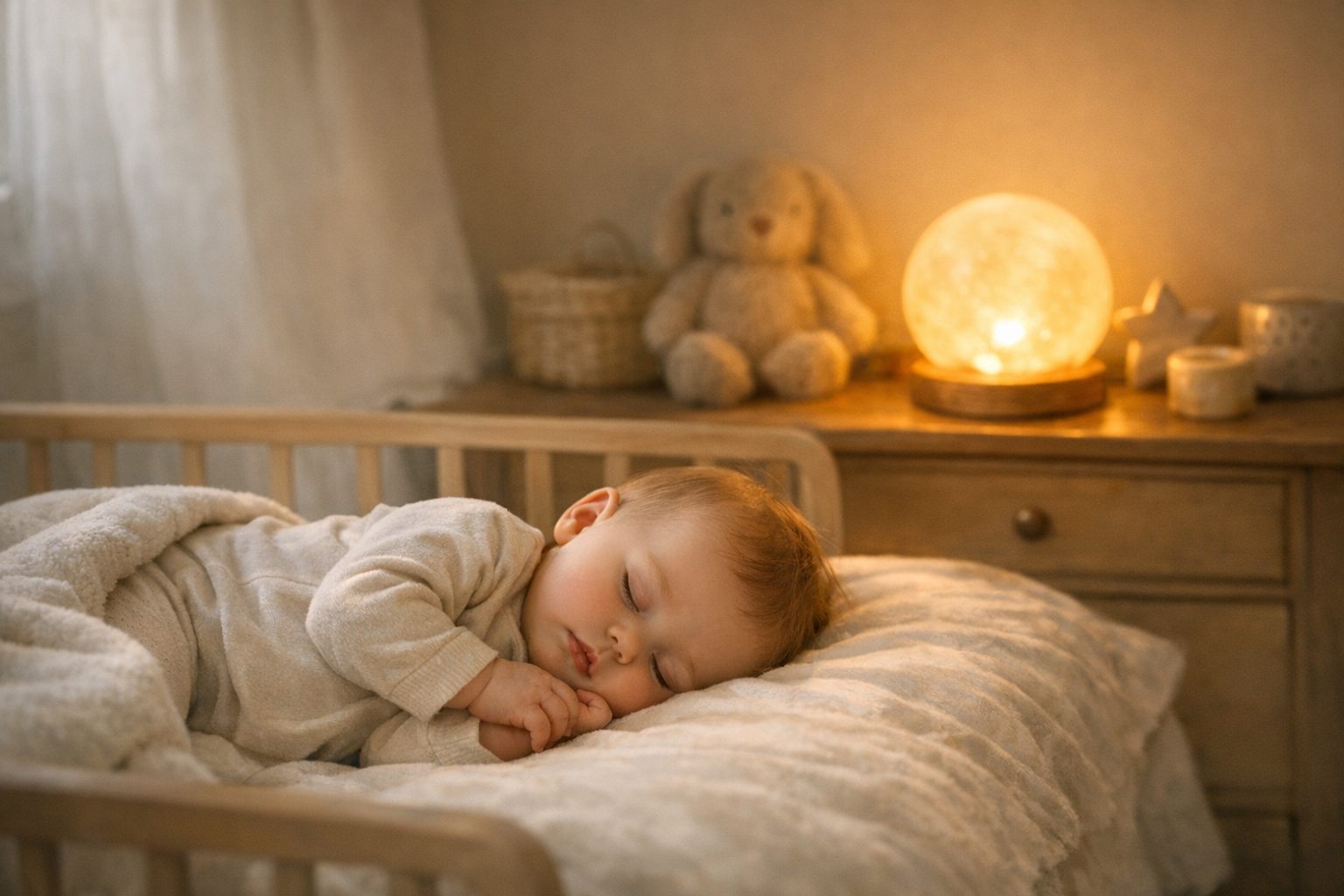 Veilleuse bébé : construire un coucher vraiment apaisant