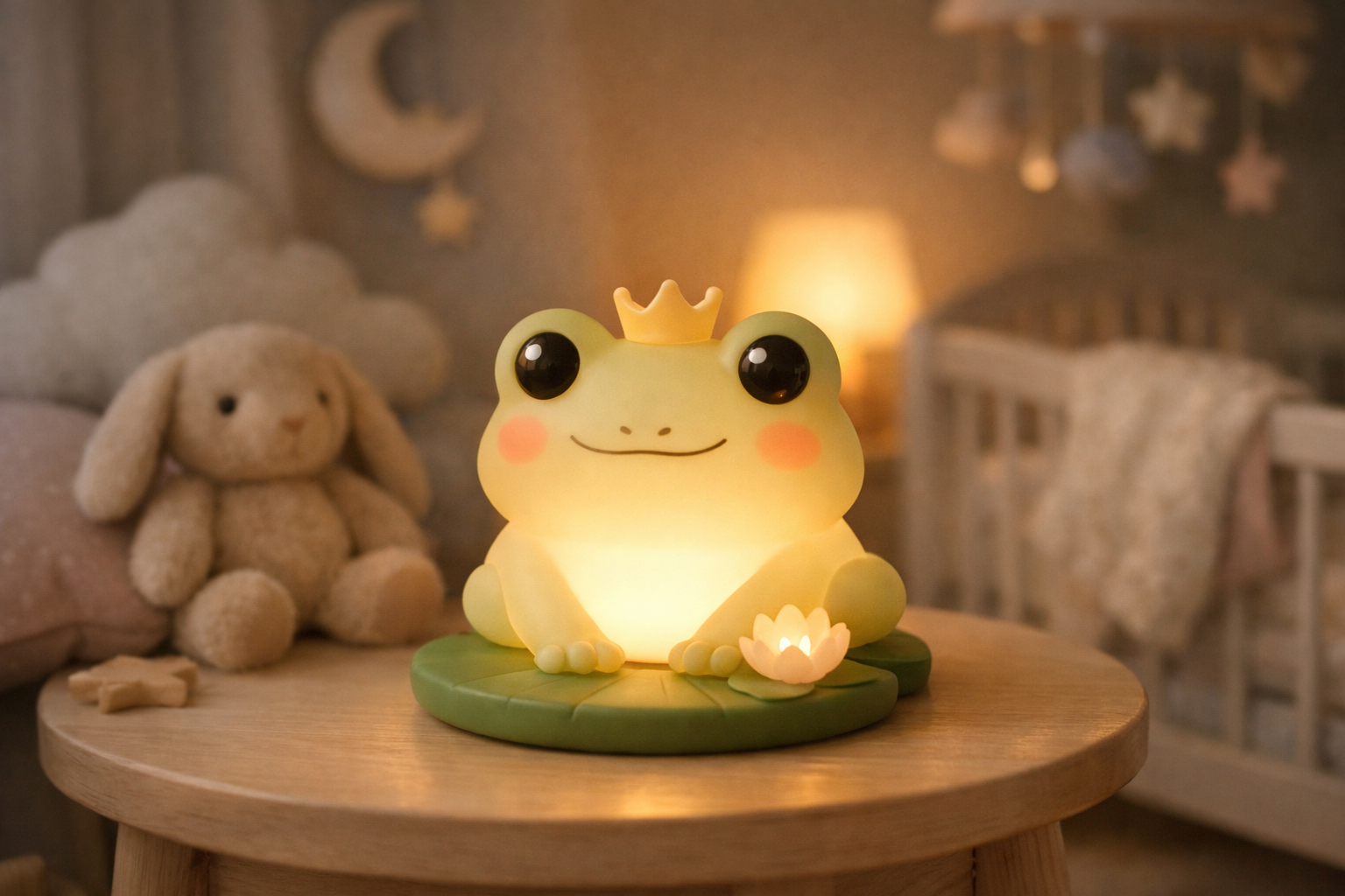 Veilleuse bébé en forme de grenouille : l'alliée de vos nuits paisibles