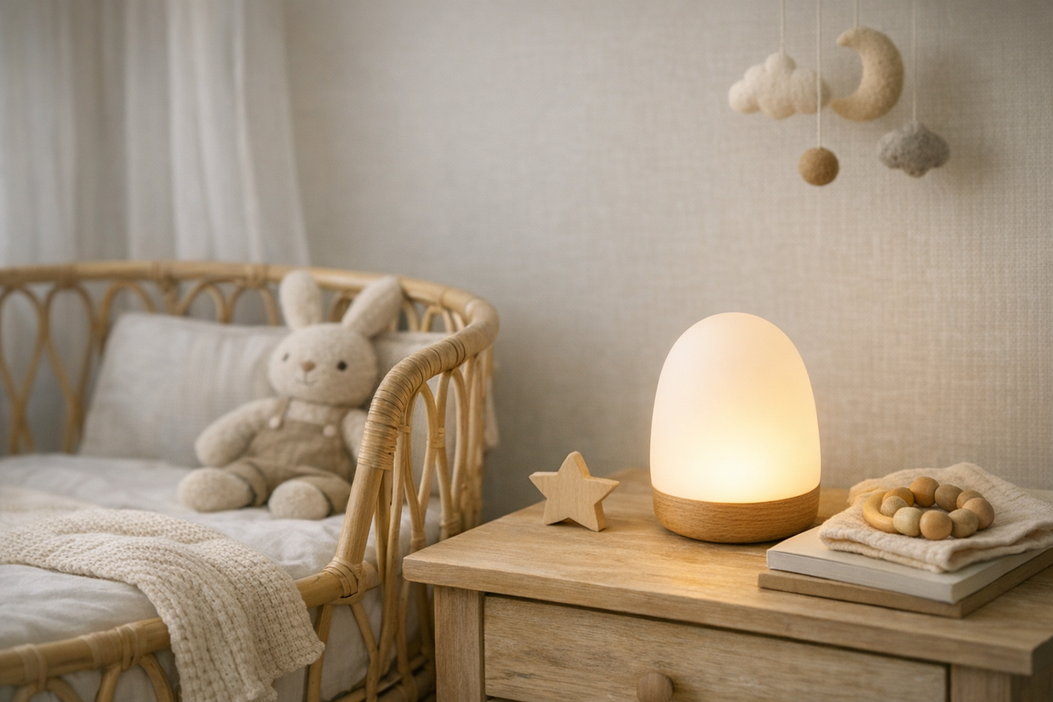 Veilleuse nomade bébé pour des nuits plus douces