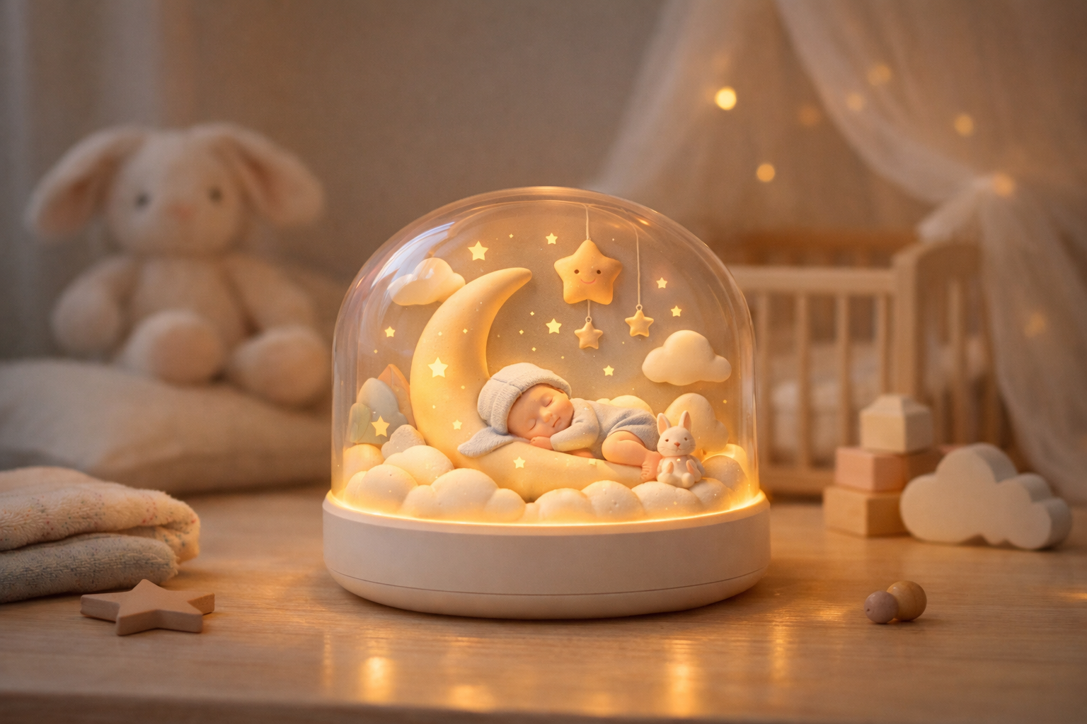 Veilleuse originale pour bébé : trouvez la lumière parfaite pour apaiser votre enfant