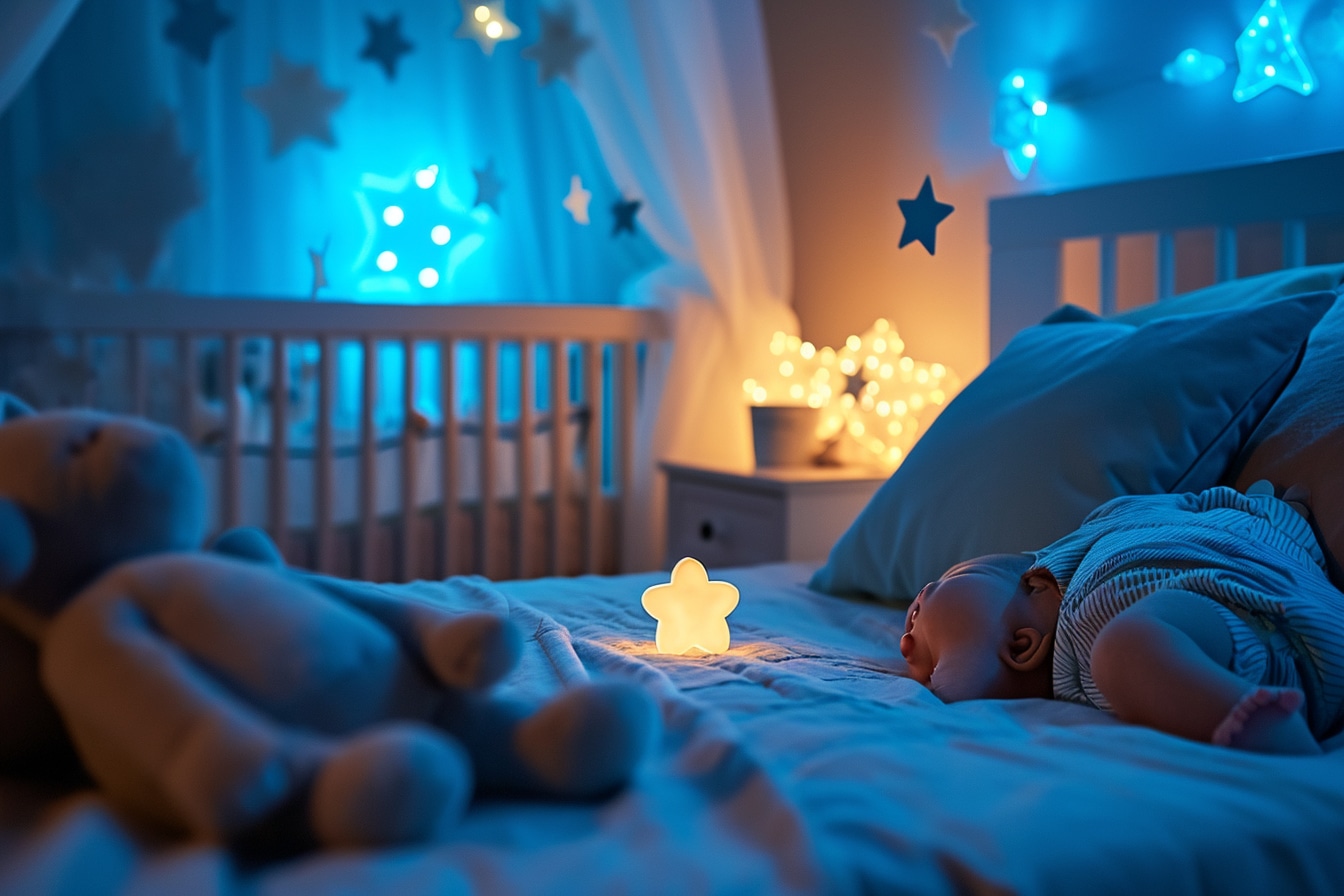 Veilleuse bébé avec projection au plafond : le guide pour des nuits paisibles