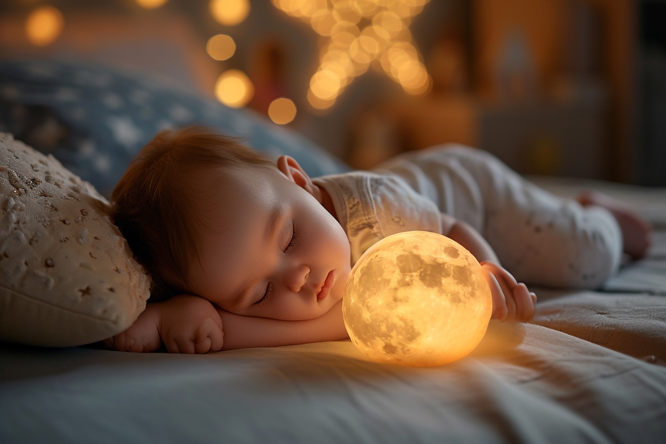 Veilleuse lune pour bébé : guide d’achat et meilleurs modèles 2023